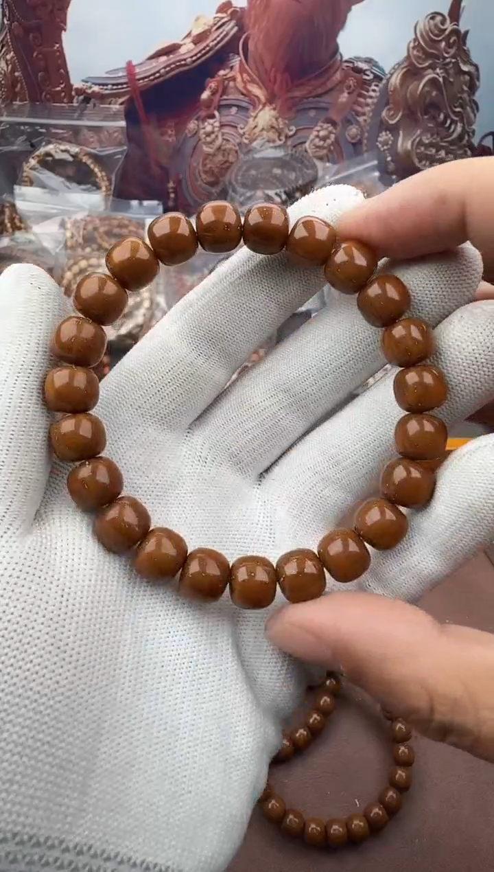 手串紫金鼠30号实心