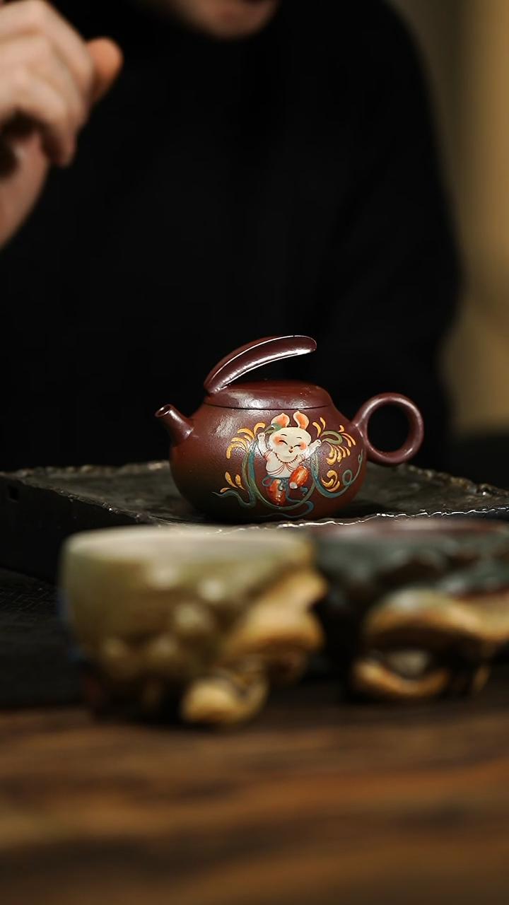【闪购商品】紫砂茶杯18号紫砂柴烧