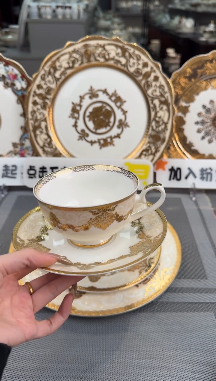 【闪购商品】瓷片一杯一碟福利价6套