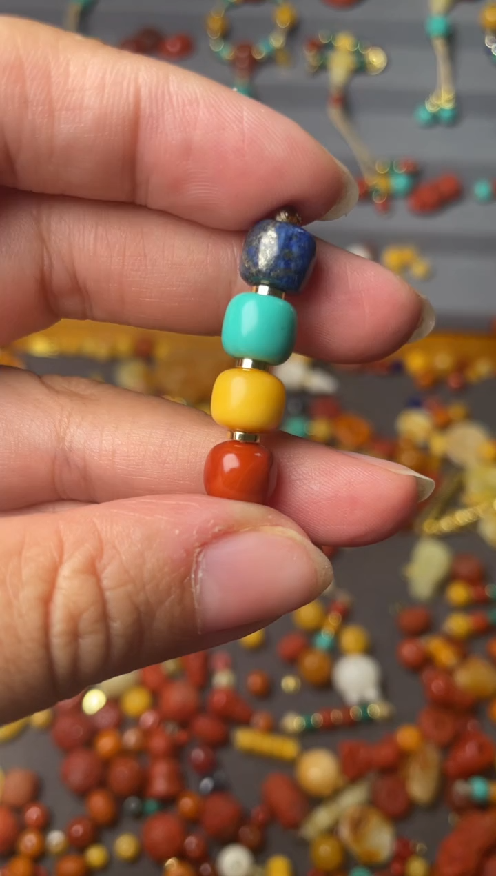 石英质玉多样性发货未镶嵌8四彩灯