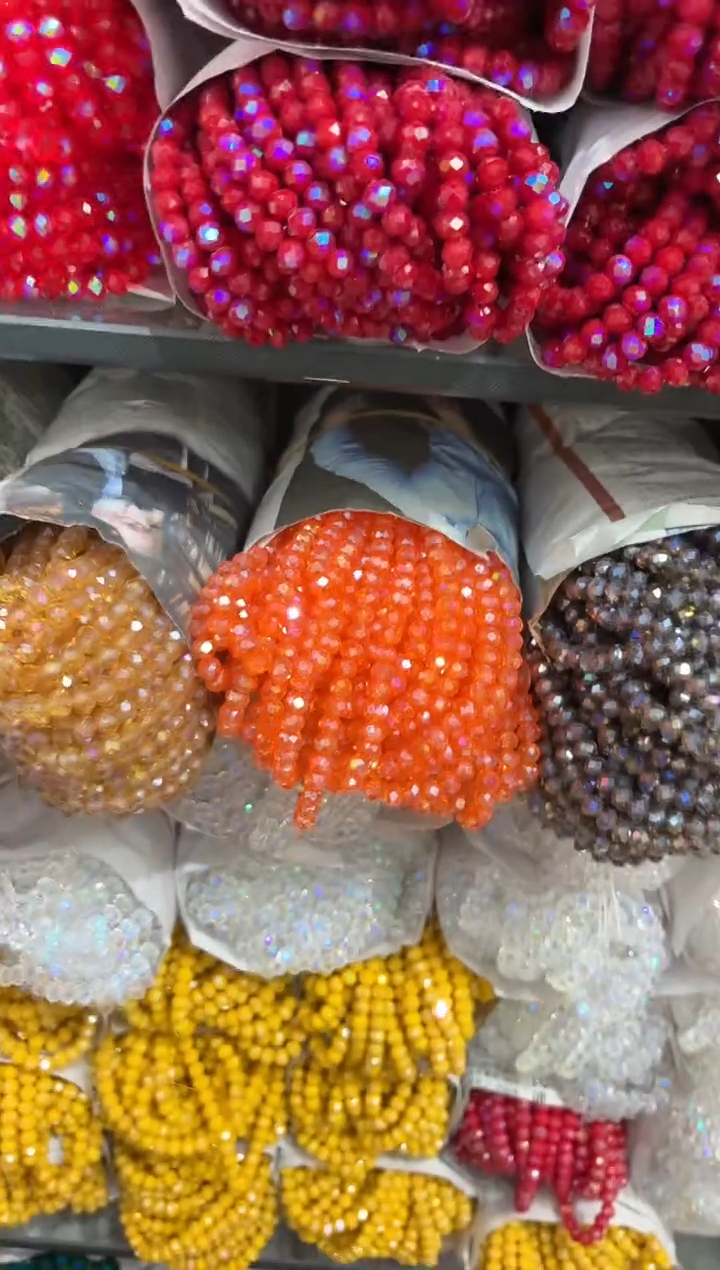 玻璃2173卡6水晶10条AB彩爱玛橙