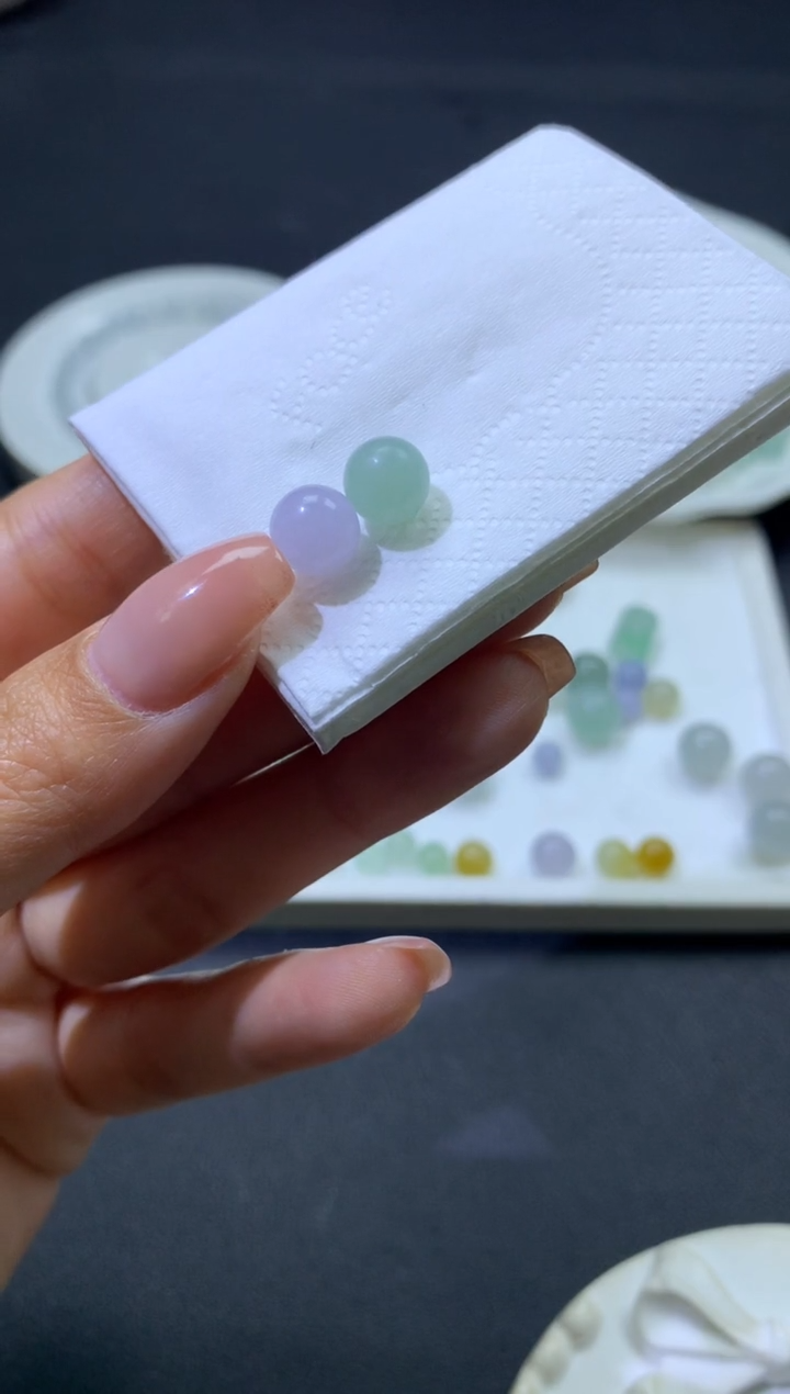 【闪购商品】定制翡翠未镶嵌珠13