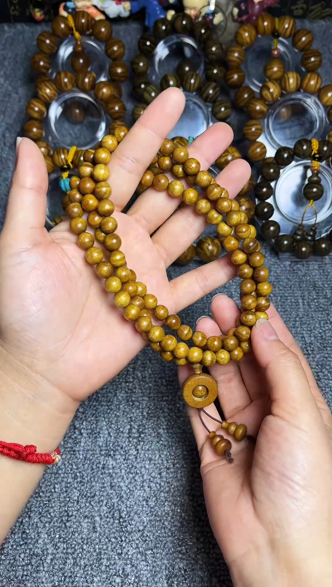 【闪购商品】金丝楠手串/手链0.8闪电水波纹138