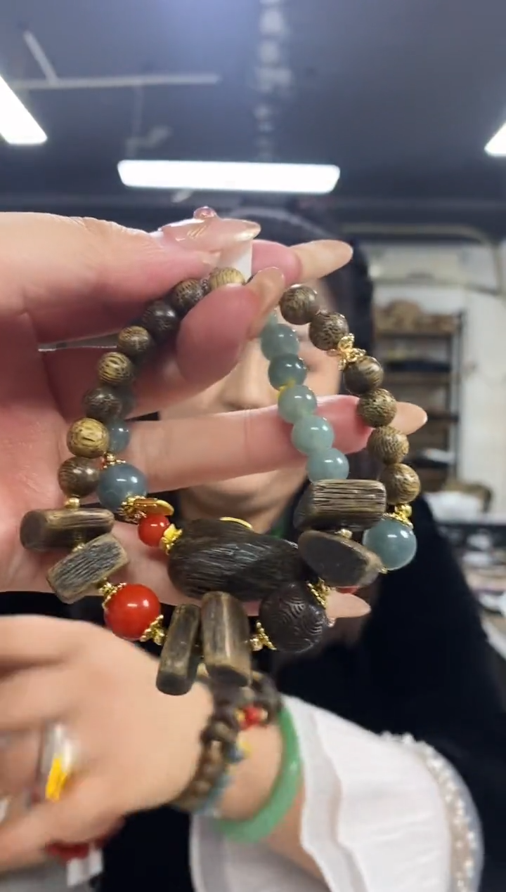 【闪购商品】翡翠手串未镶嵌多样性发其一颜色微差