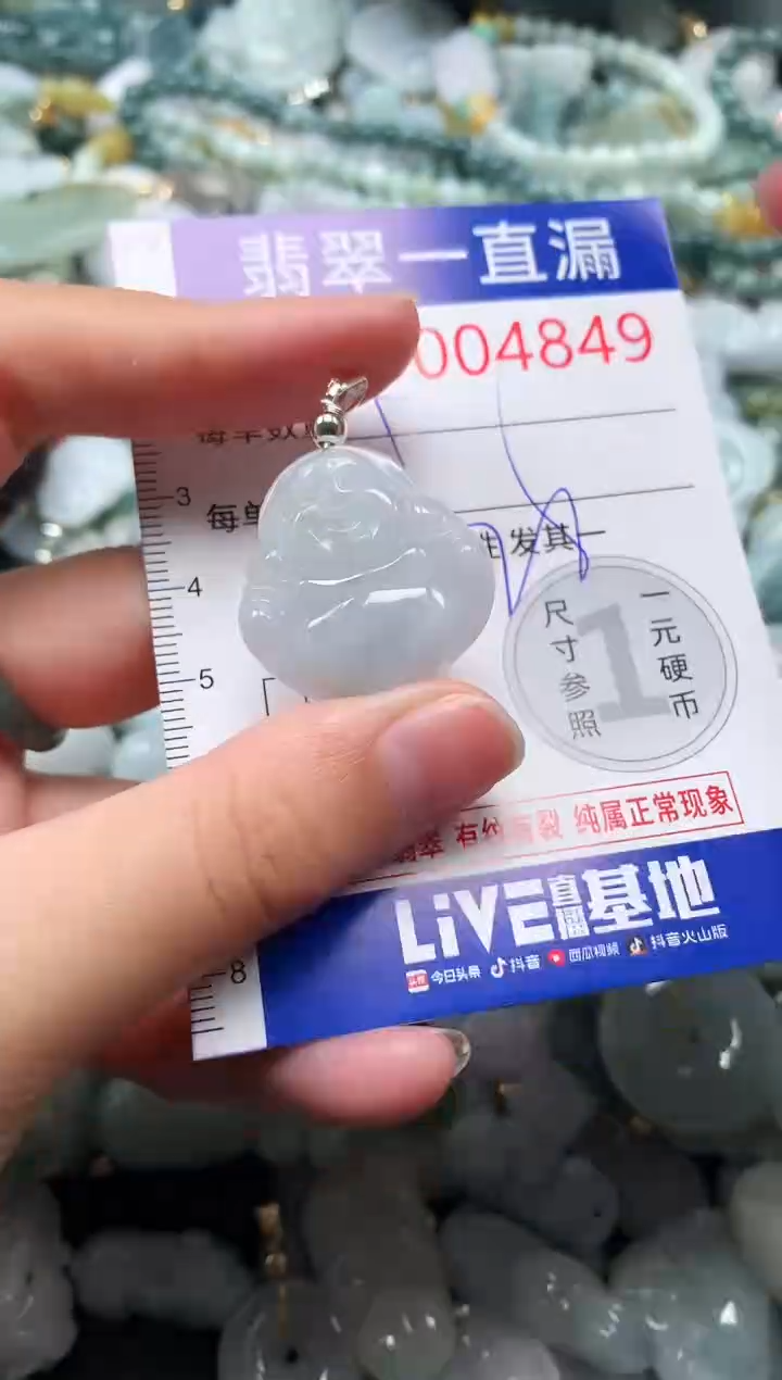【闪购商品】翡翠未镶嵌吊坠(不含链)4849