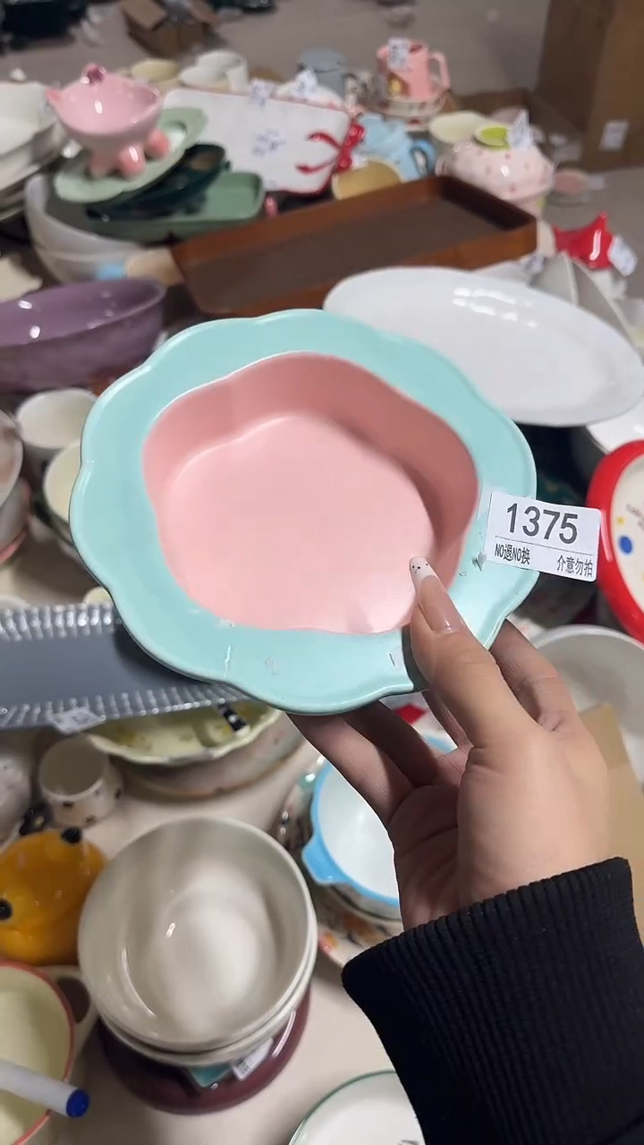 陶瓷手柄款微瑕四单包邮1375