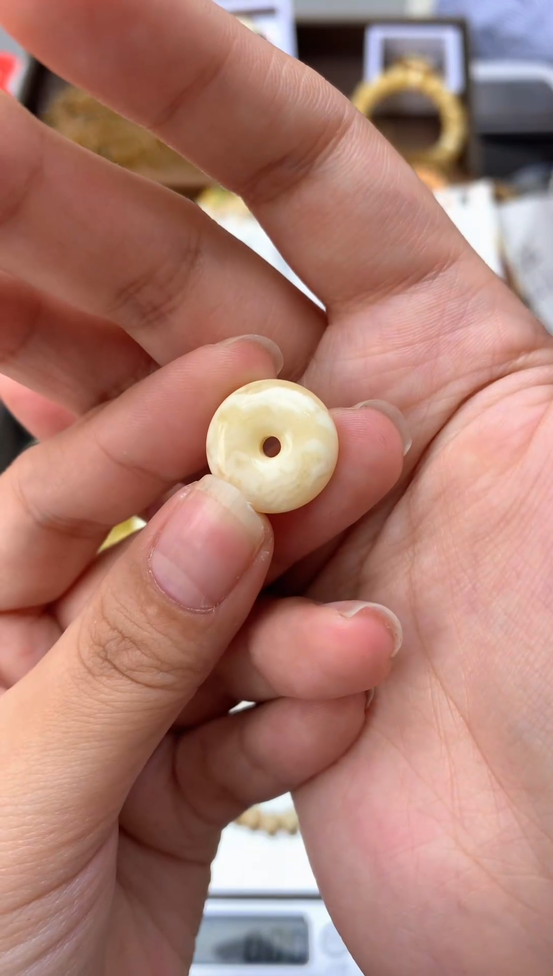 【闪购商品】琥珀珠宝奇石未镶嵌045琥珀蜜蜡花粉