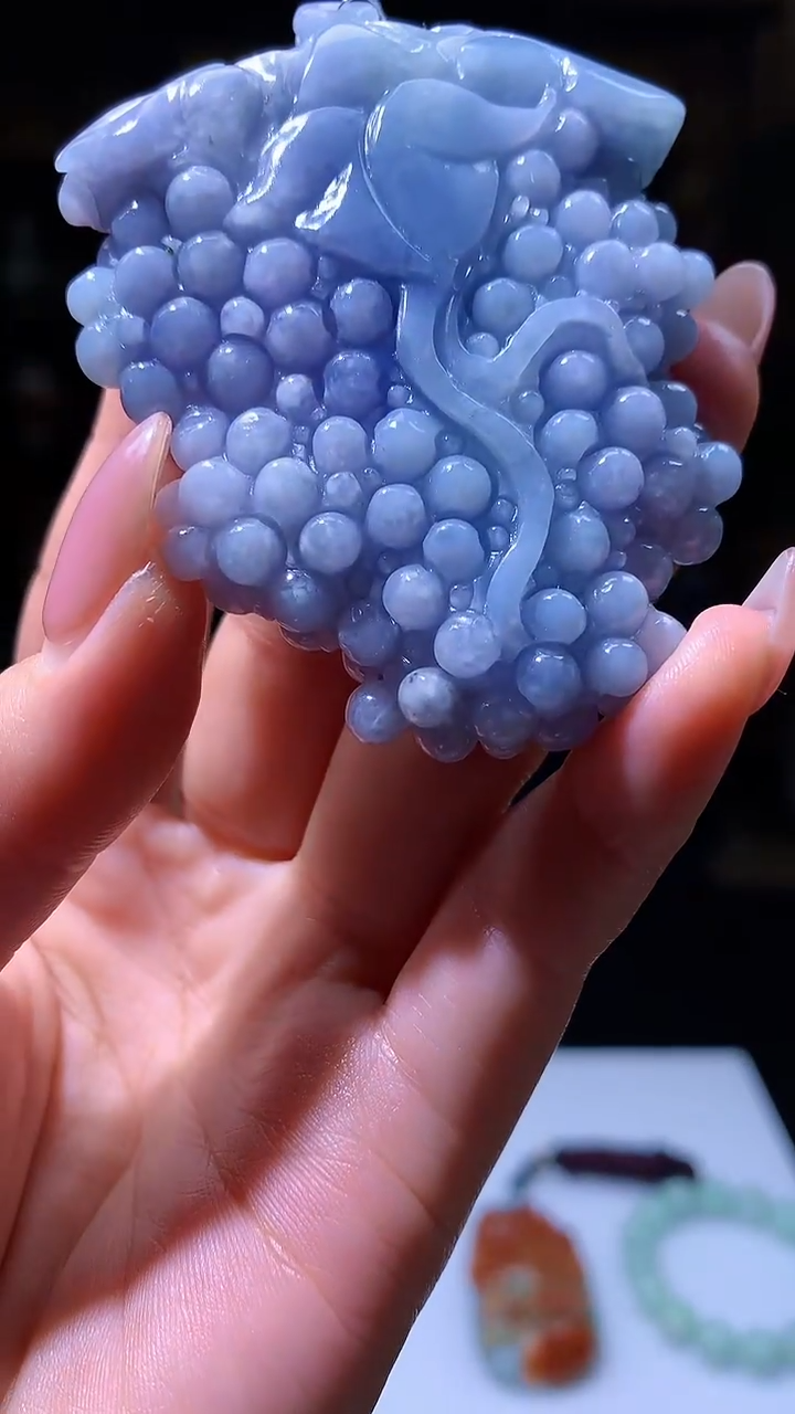 【闪购商品】定制翡翠未镶嵌8053jj-毛货挂件12