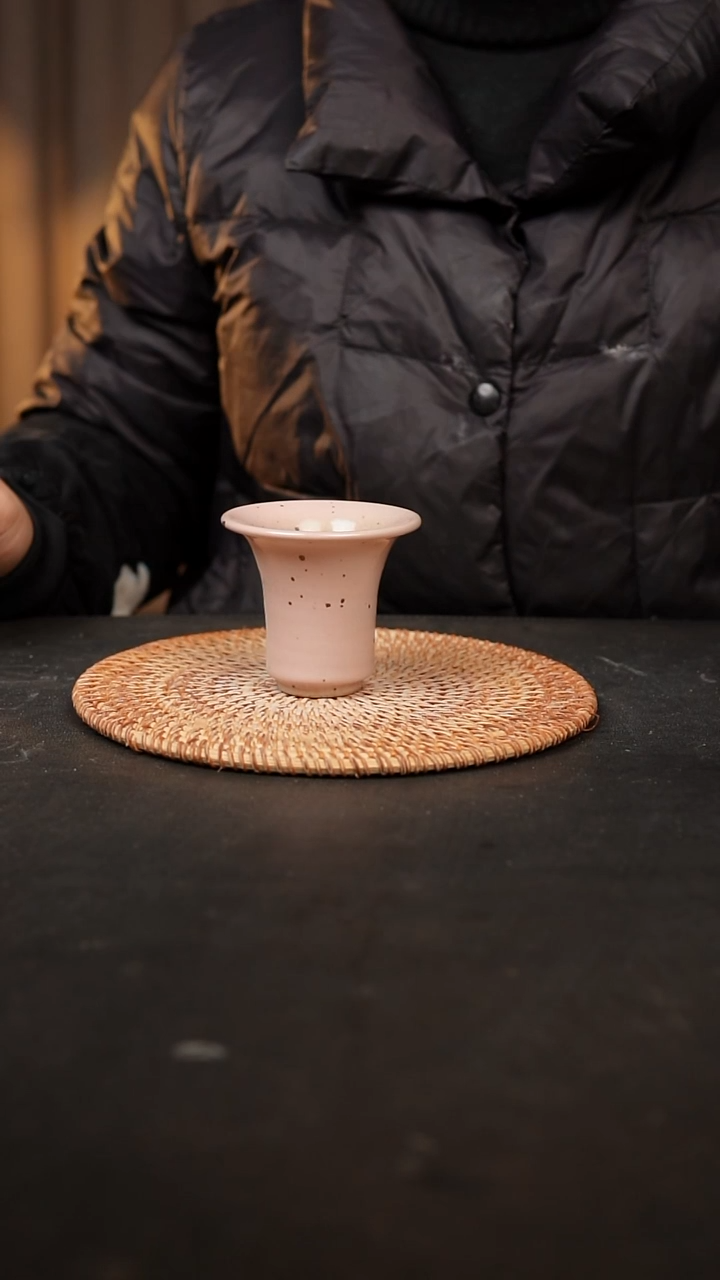 【闪购商品】瓷片  泥泥手工花盆口6高7