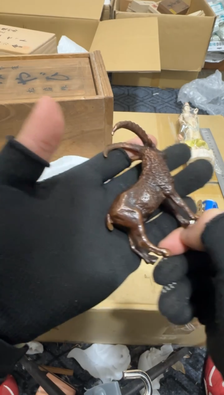 摆件铜小*爷二哥亚路中古文化