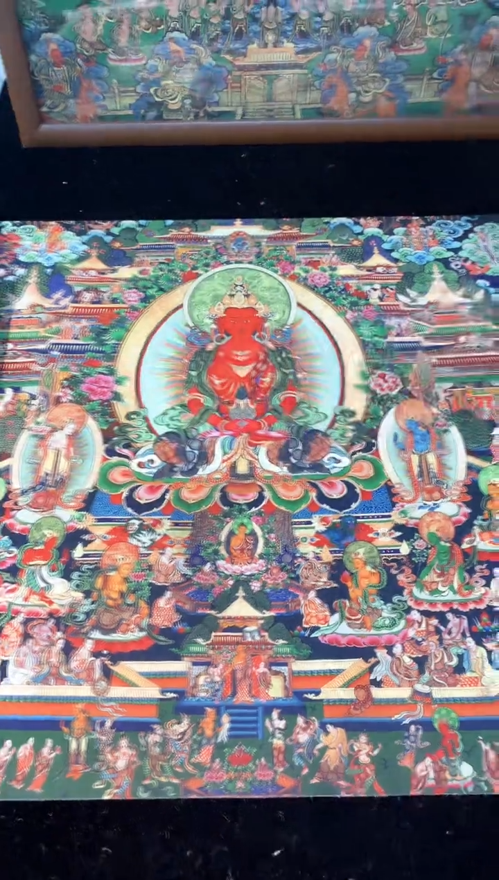 卷轴画16008无量寿佛