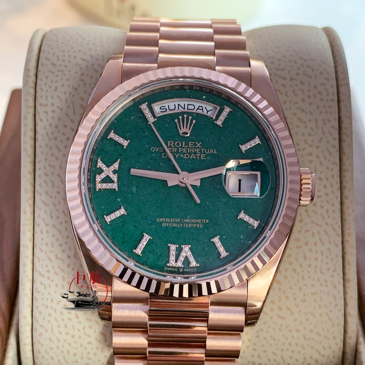 全新未使用 Rolex/劳力士 星期日历型m128235-0068自动 36mm23未