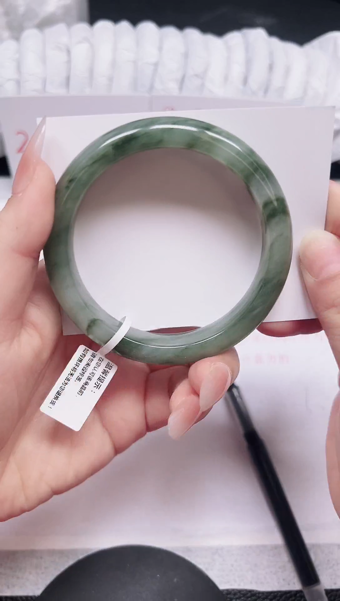 未镶嵌手镯石英质玉26-60.4