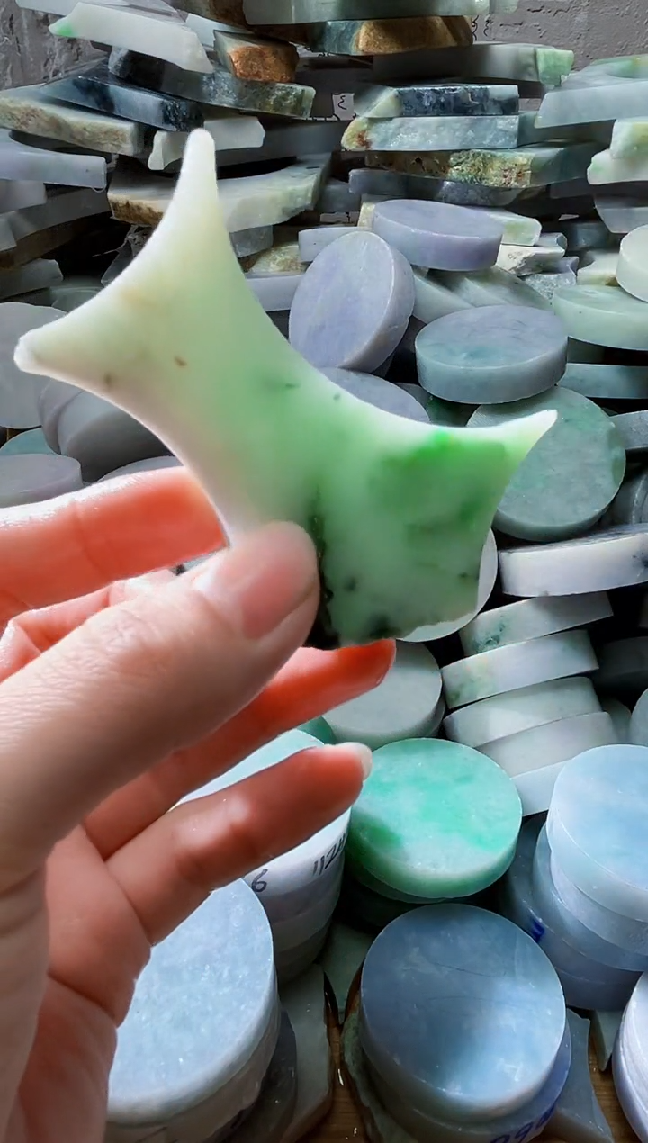 裸石翡翠天然翡翠A货玉 南 309