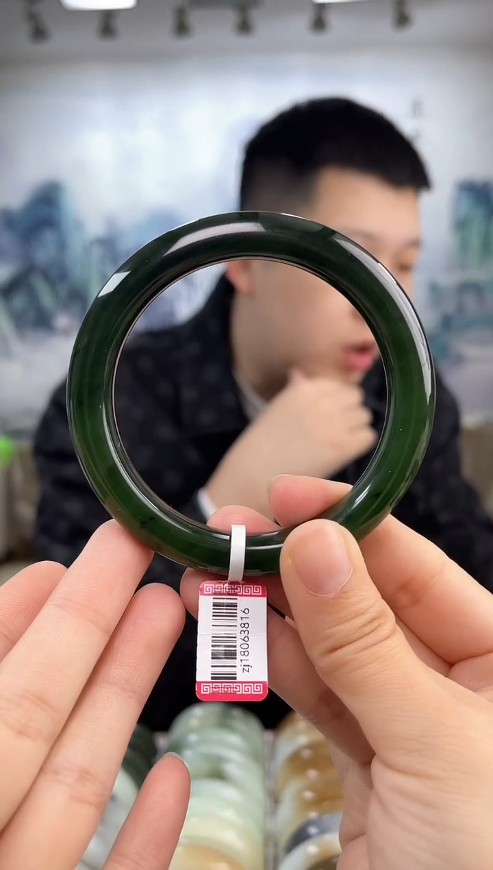 【闪购商品】和田玉手镯未镶嵌620圈口3816