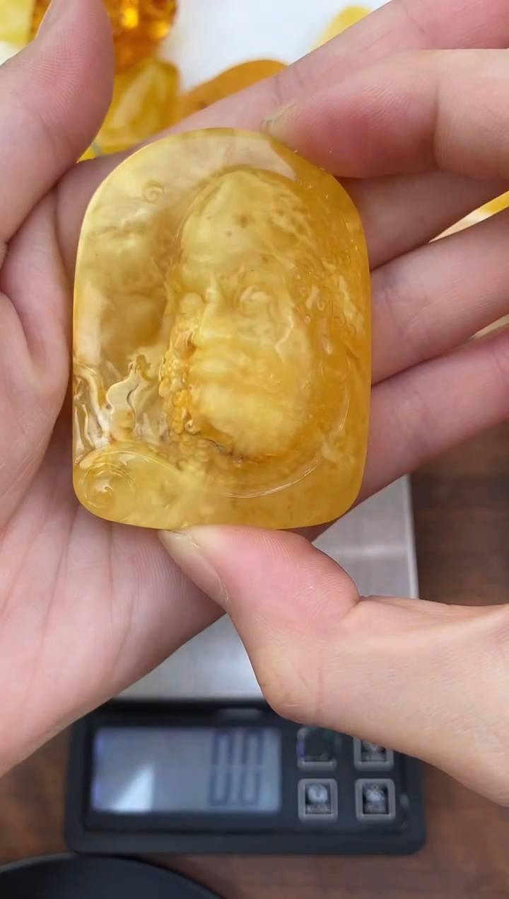 裸石琥珀未镶嵌天然琥珀蜜蜡