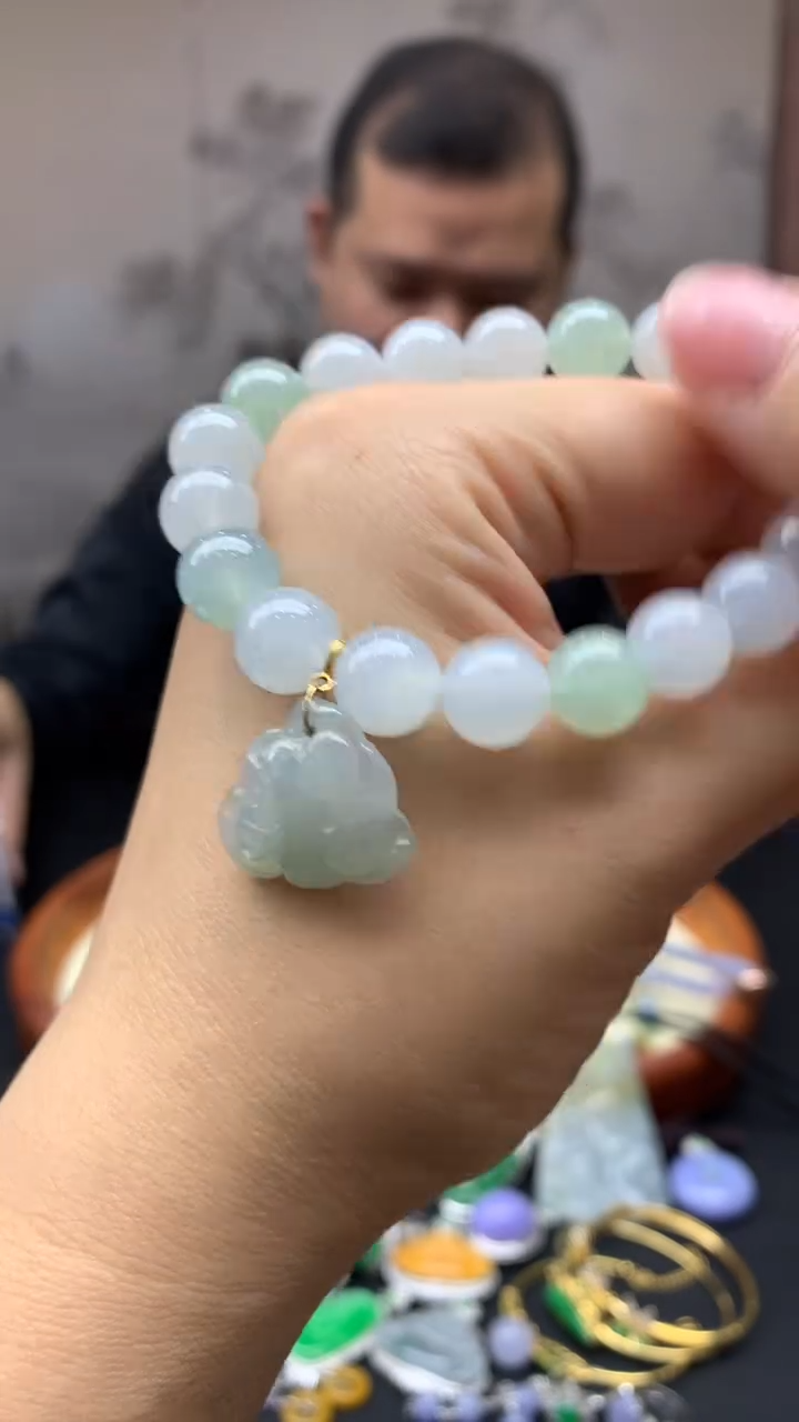 【闪购商品】翡翠手串未镶嵌5-天然翡翠