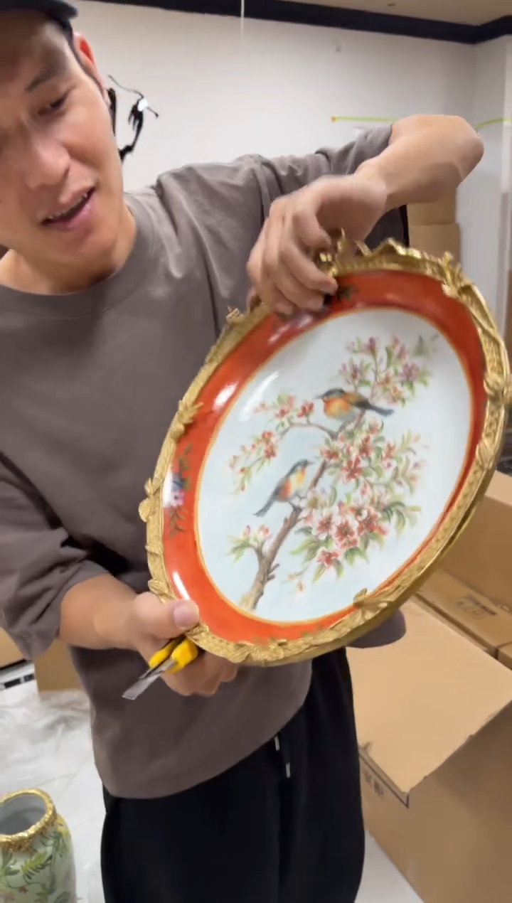 黄铜黛姿家居装饰品摆件  