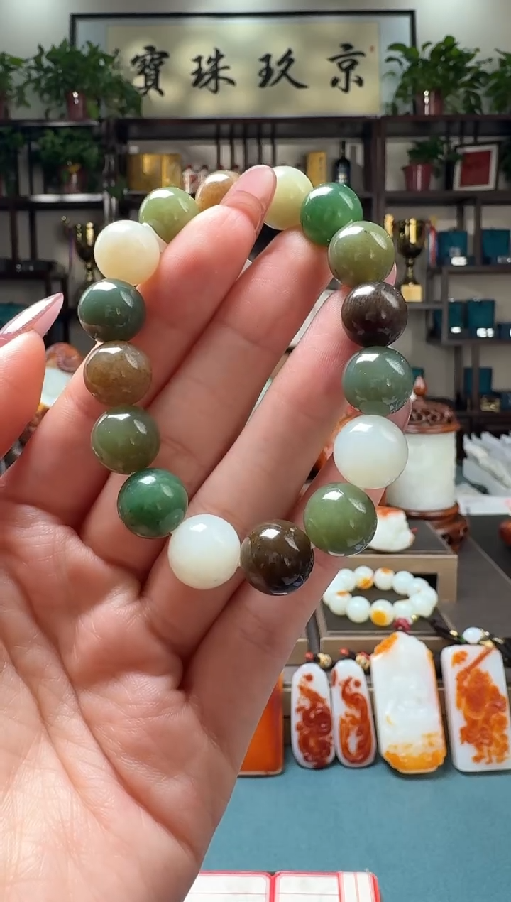 【闪购商品】和田玉手串未镶嵌111db12