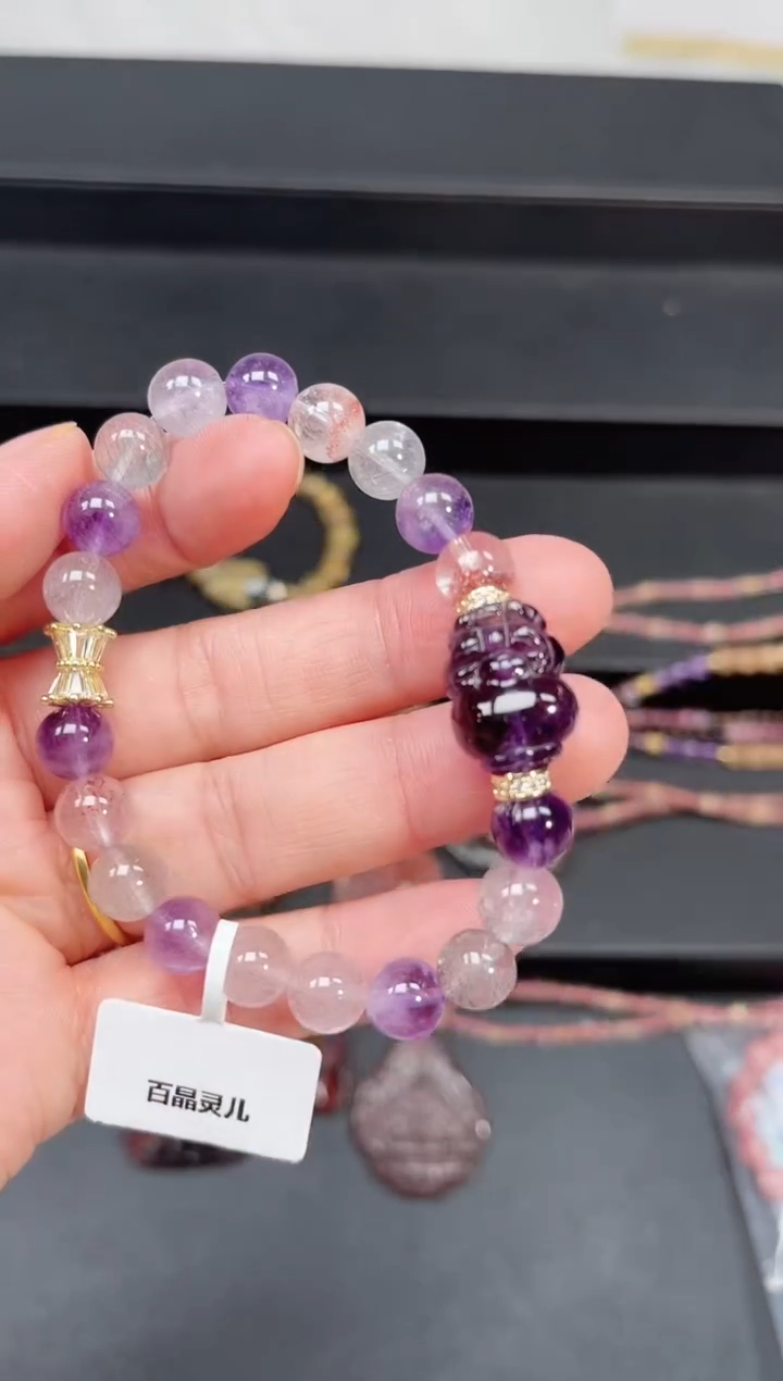 未镶嵌颈饰水晶【百晶灵儿】定制款