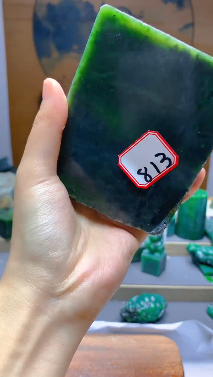 【闪购商品】和田玉（碧玉）珠宝半成品未镶嵌1