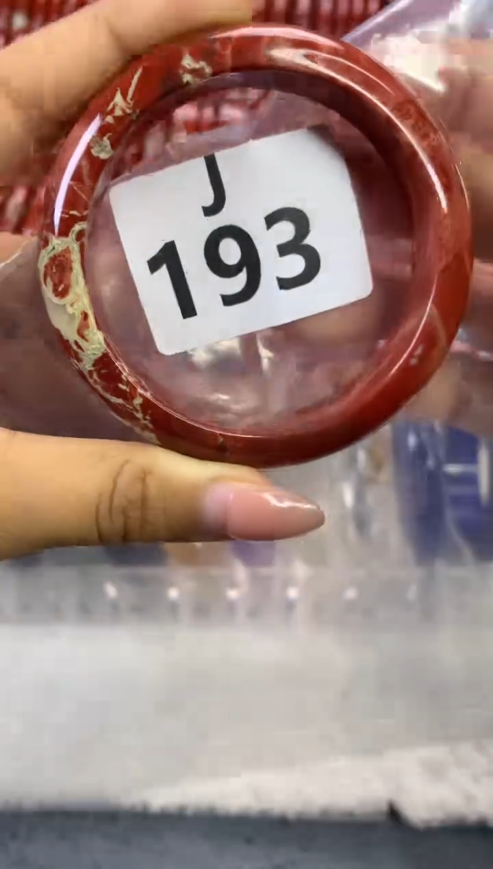 【闪购商品】碧石红碧石手镯未镶嵌193-54