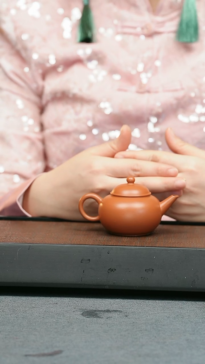 【闪购商品】紫砂茶壶五堂 长天-潮州朱泥