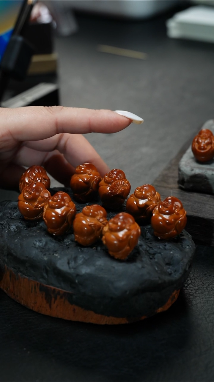 手串/手链橄榄核鱼子精品核文化