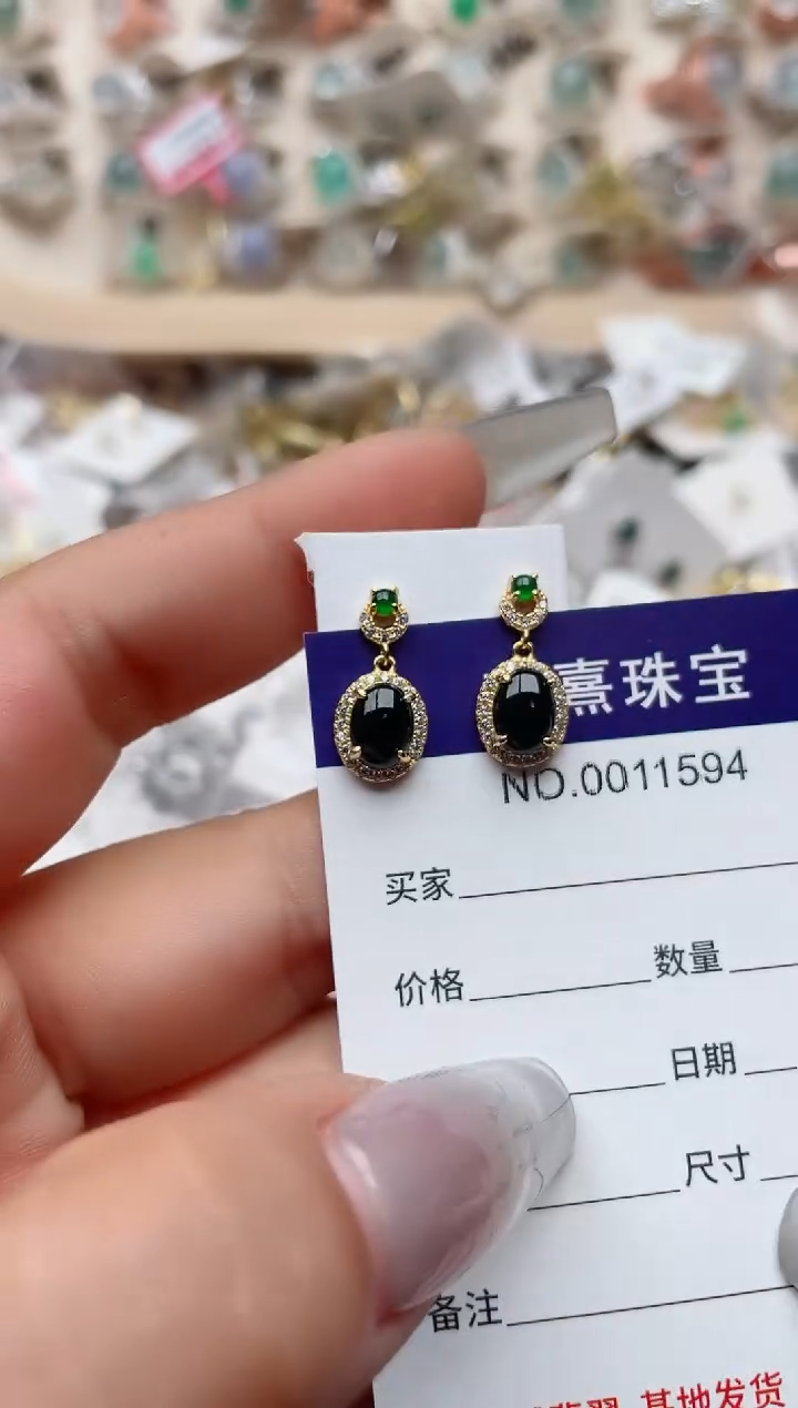 【闪购商品】翡翠戒指银S925镶嵌、