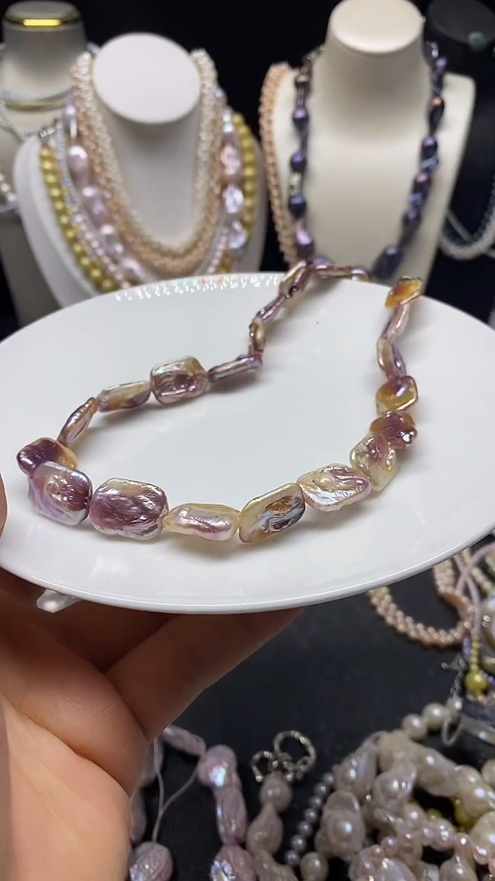 颈饰未镶嵌淡水珍珠多人