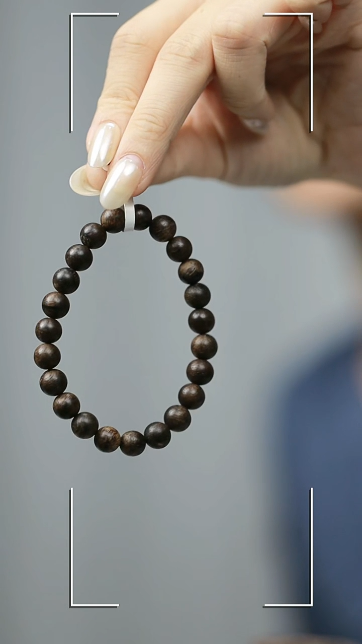 手串沉香K****游文莱95分沉8.5mm6.1g