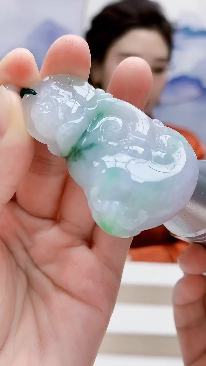 未镶嵌定制翡翠4829lr-毛货挂件28