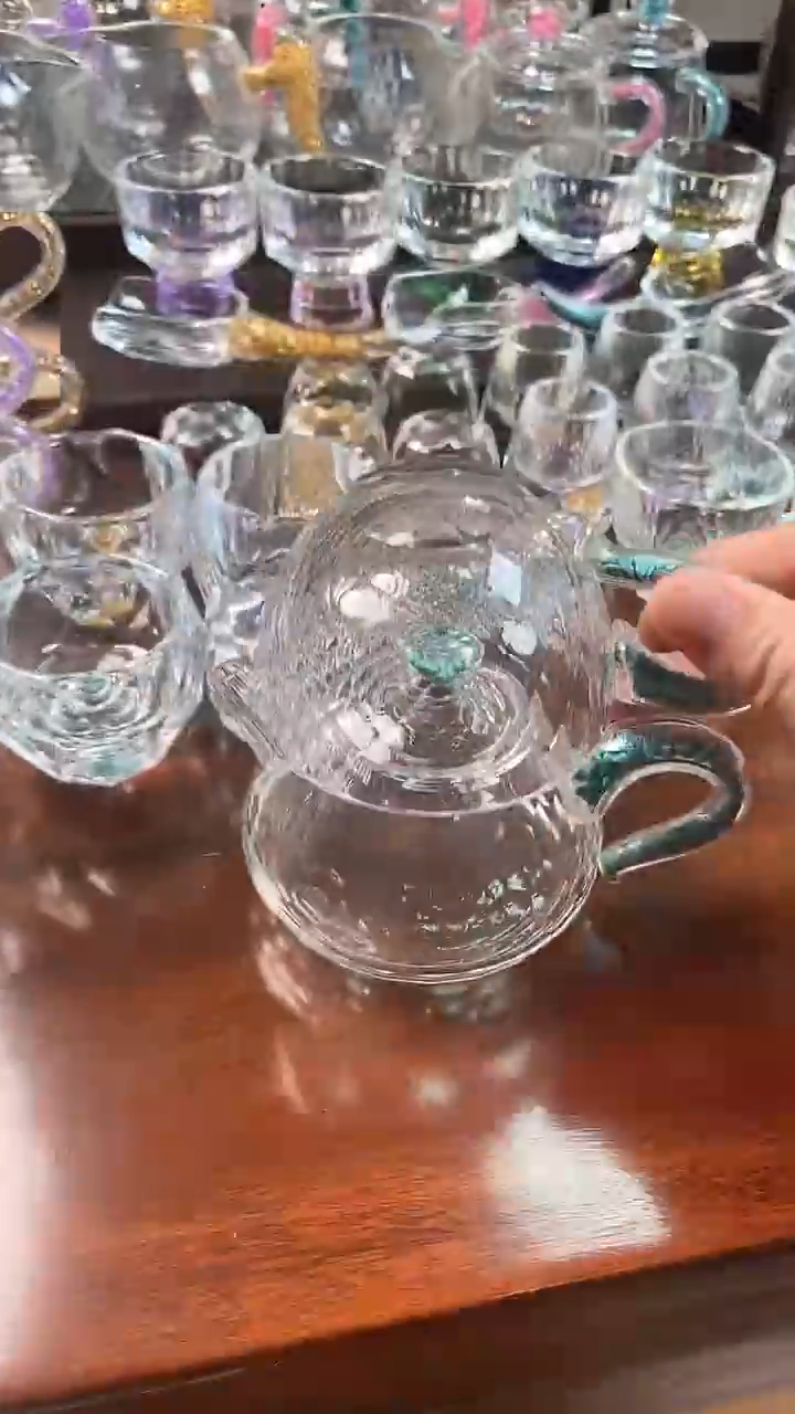 【闪购商品】水晶石瓢壶绿松石+100毫升咖啡杯绿松石