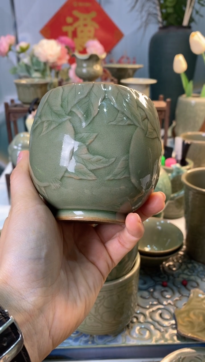 【闪购商品】900032手工干刻 主人杯 礼盒装