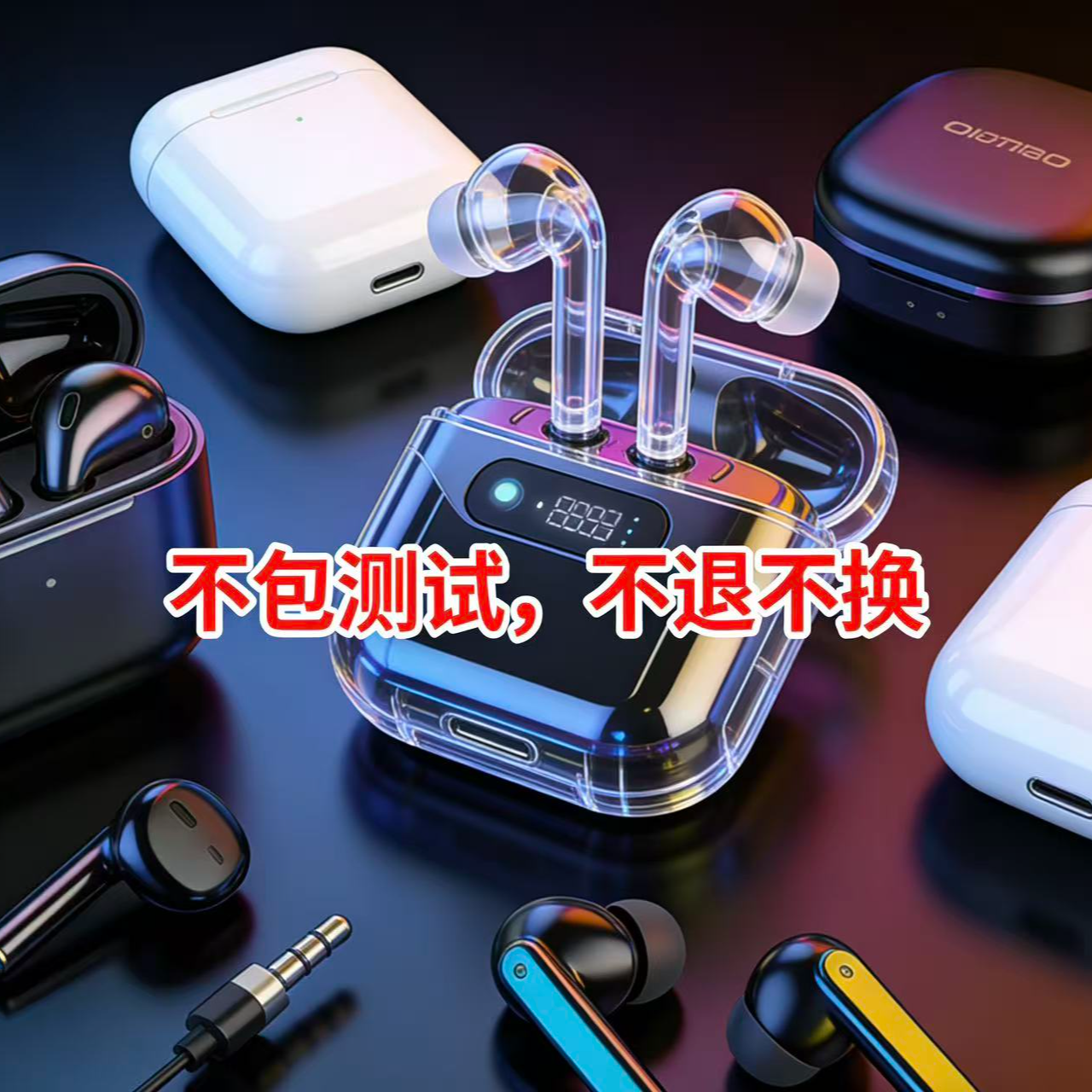 9新工厂尾货蓝牙耳机，没测试不知好坏（碰运气)