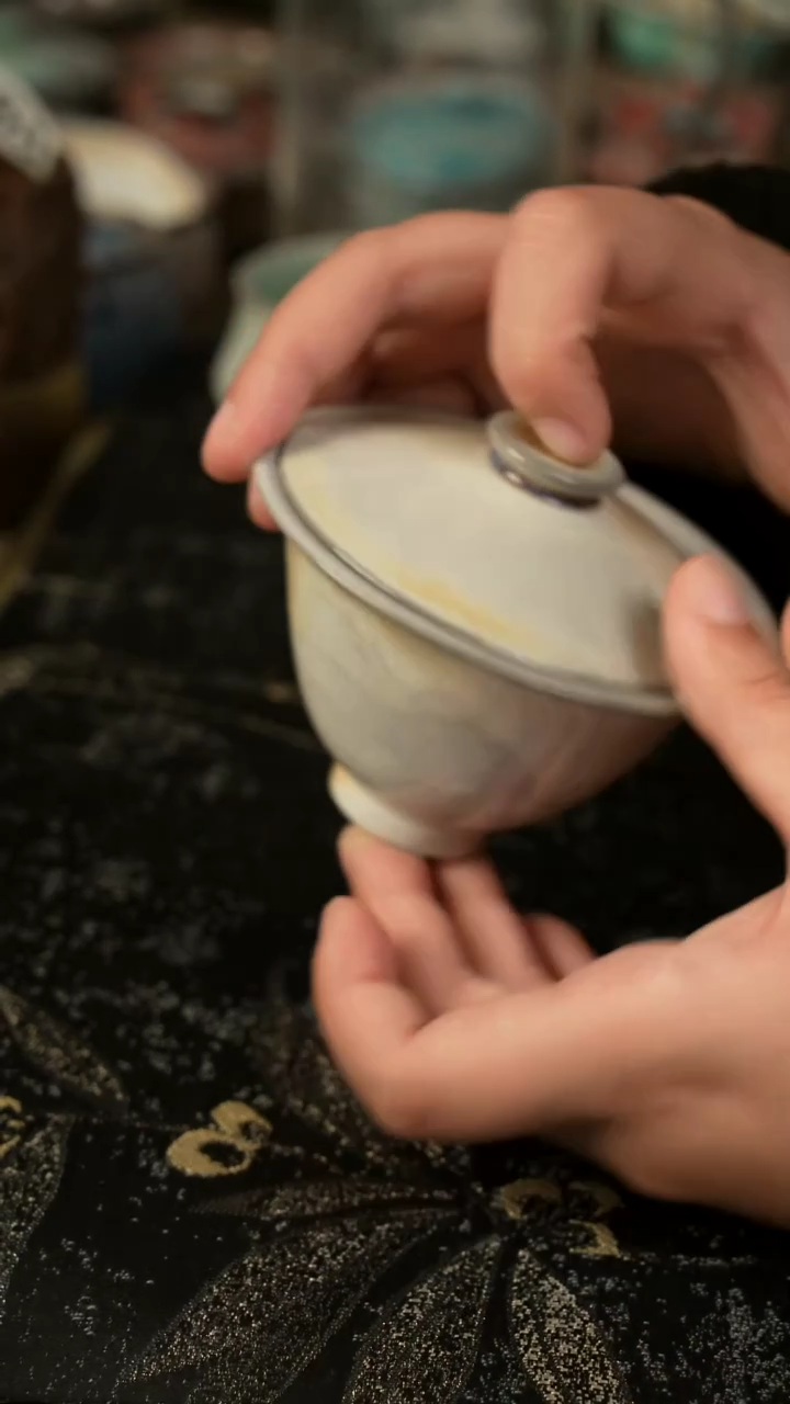 一堆柴火376盖碗