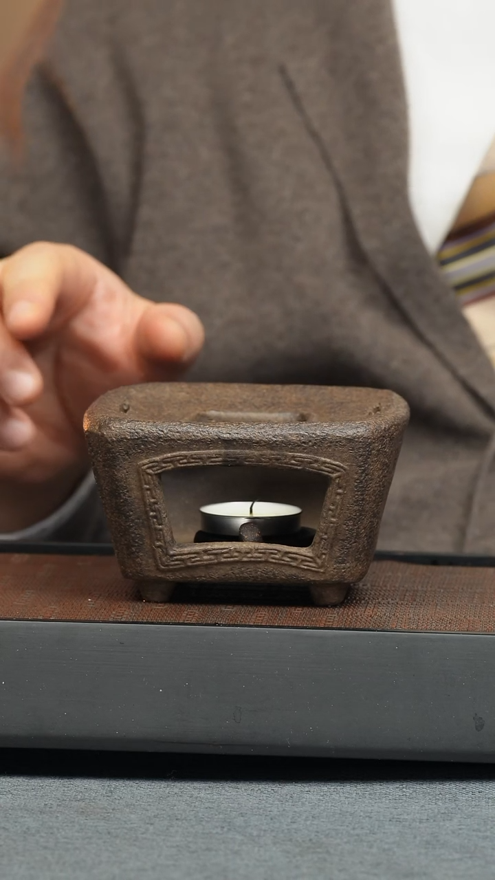 【闪购商品】紫砂茶壶五堂 四方温茶器