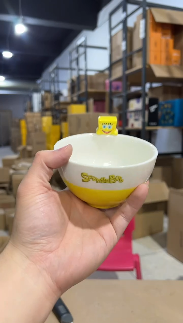 【闪购商品】杯海绵宝宝小饭碗