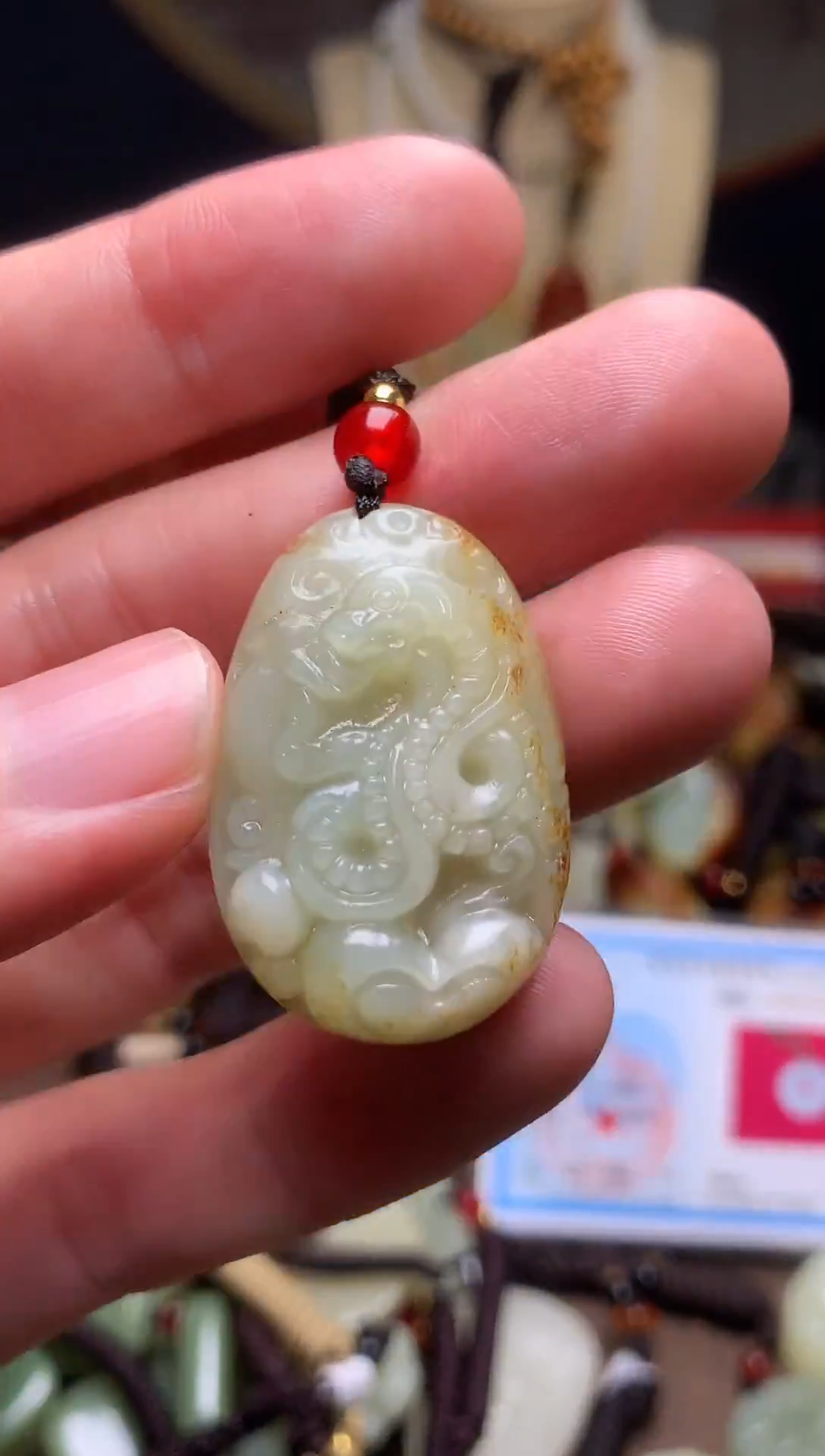 颈饰未镶嵌和田玉新疆料青海料清水和田玉吊坠