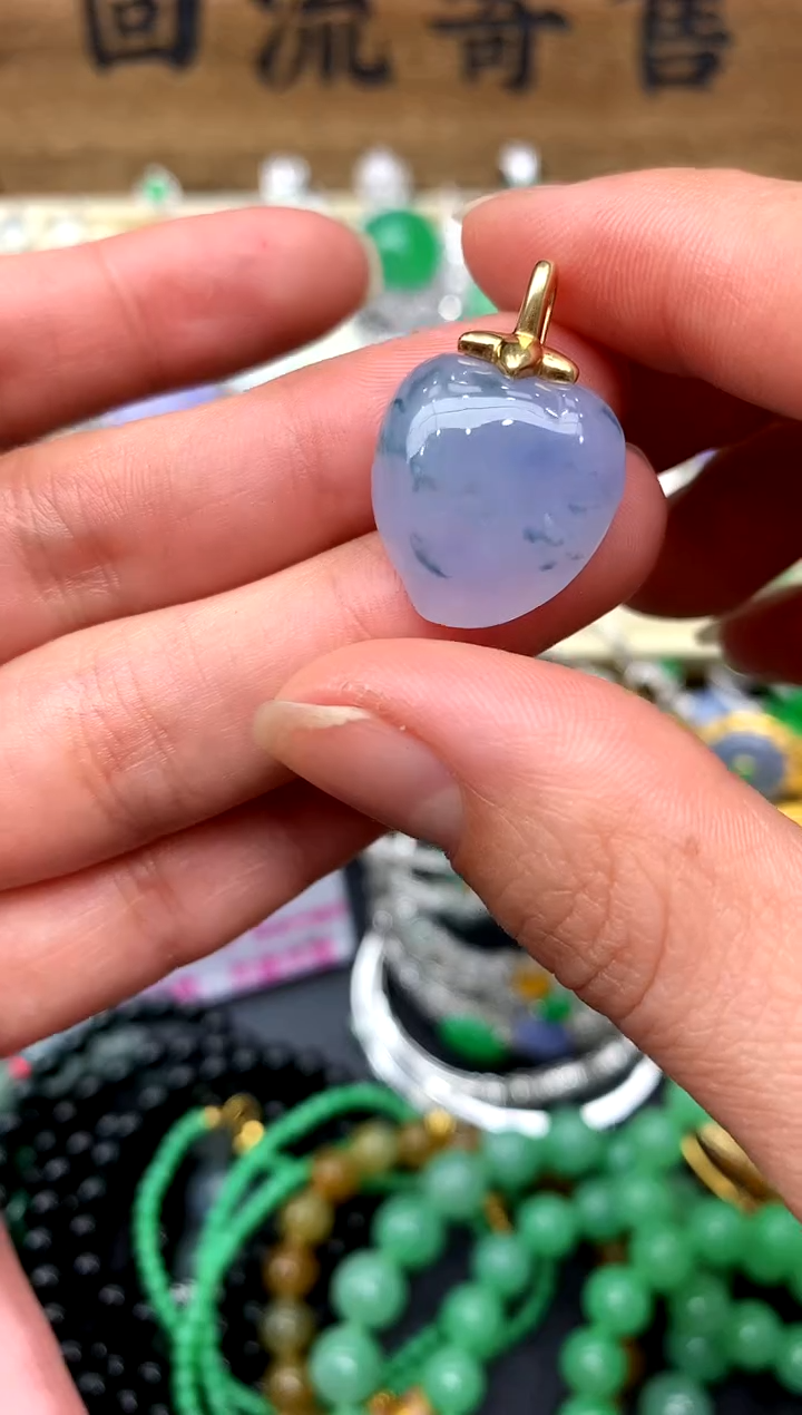 【闪购商品】翡翠颈饰18K金镶嵌32-中国好珍宝