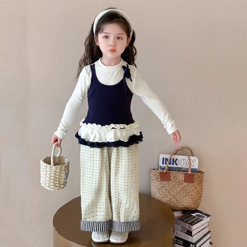 25新款初秋亲子款常规春秋女韩版秋季套装女宝宝洋气秋装 套装