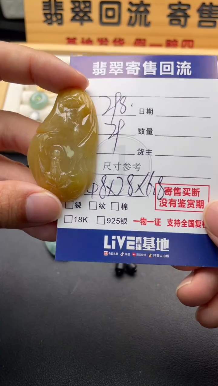 颈饰未镶嵌翡翠10147658