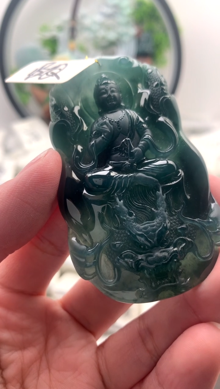 【闪购商品】翡翠颈饰未镶嵌观音