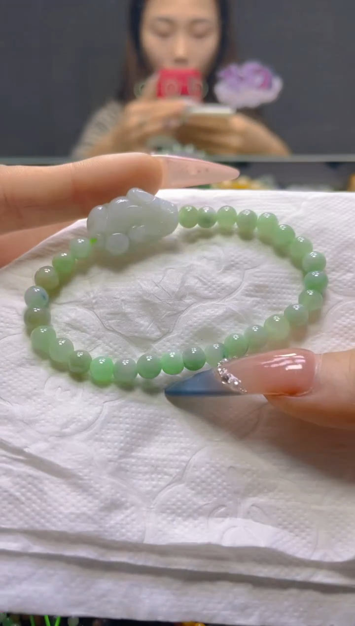 颈饰未镶嵌翡翠5MM