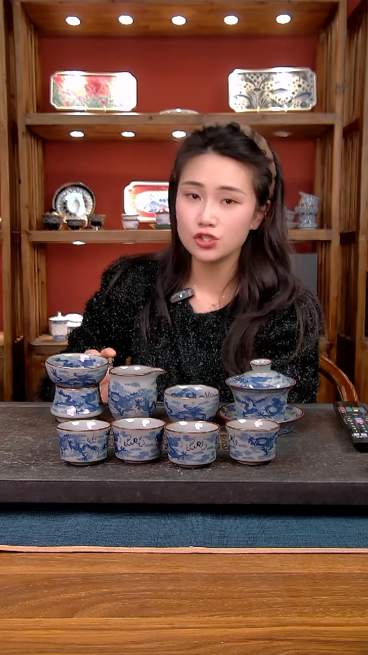 简装家用款8件套 老陶泥开片纹陶瓷茶具