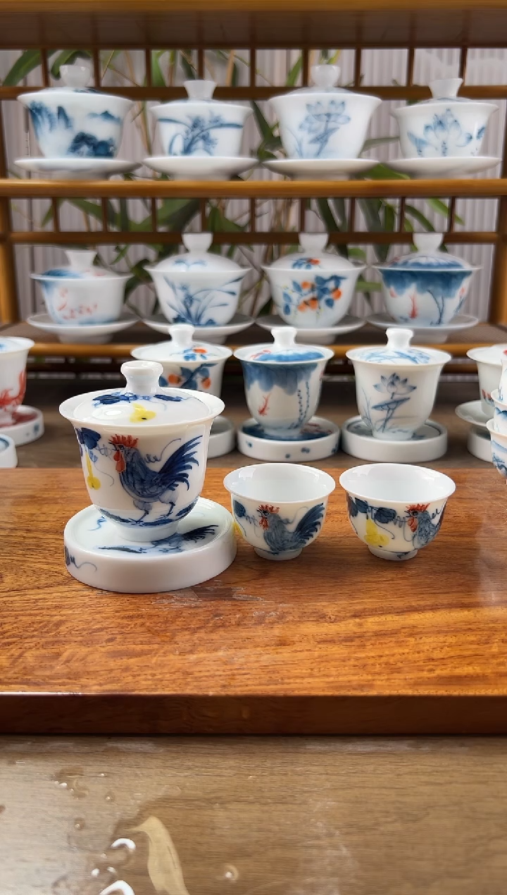 微瑕公鸡美人备+小盖置+美人杯2个