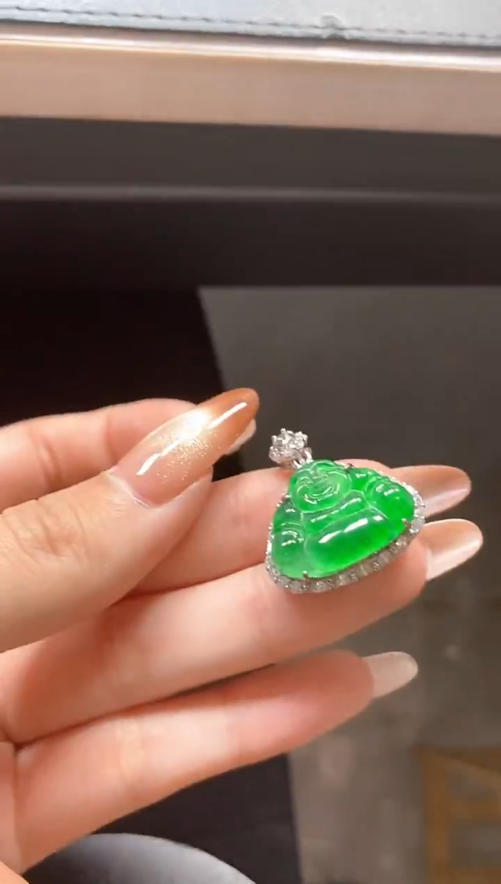 银S925镶嵌戒指翡翠51511