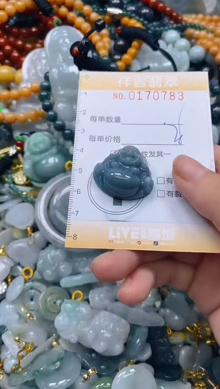 翡翠未镶嵌颈饰闪购0170783多样性发其一