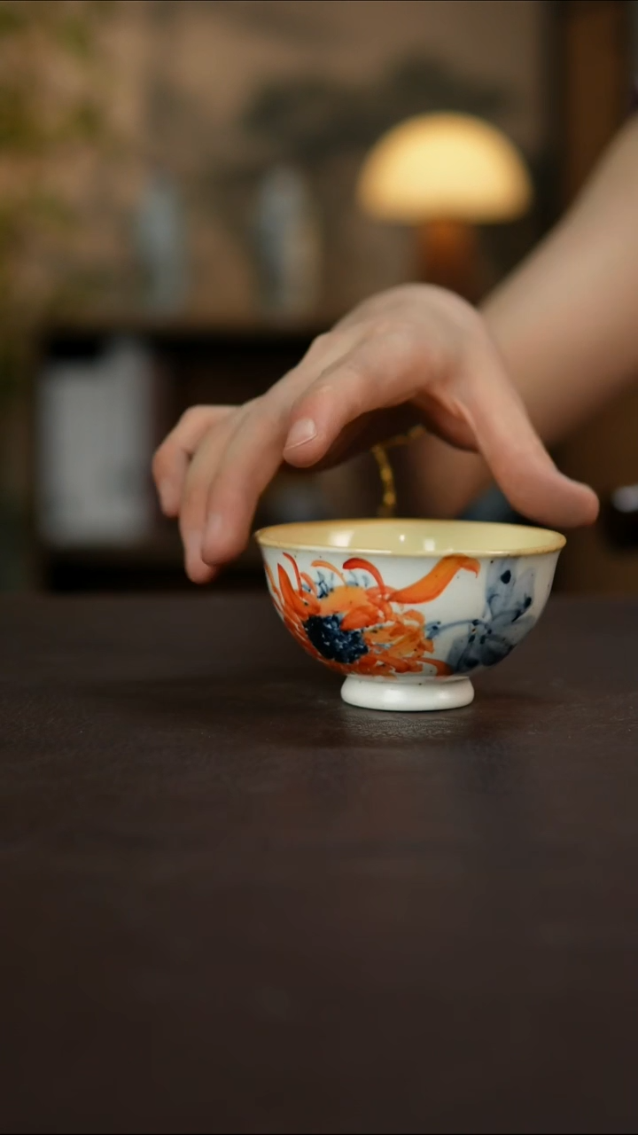 杯景德镇陶瓷杯碗柴烧多人