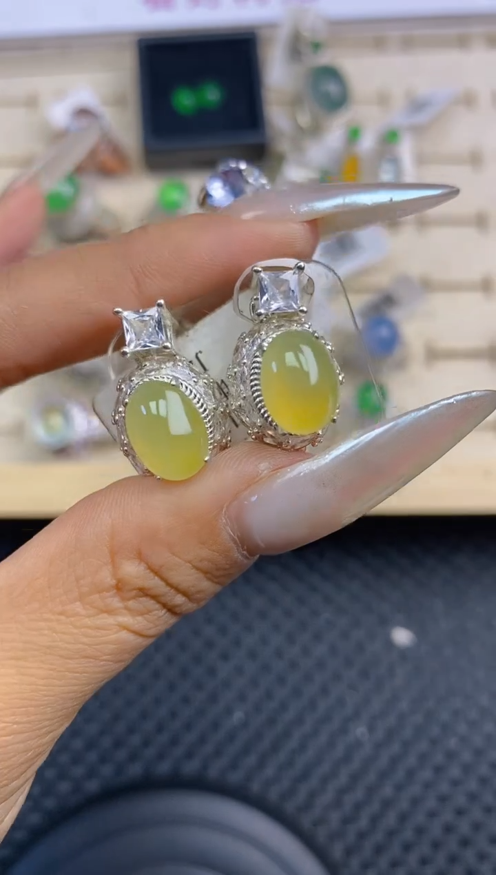 定制翡翠未镶嵌天然翡翠蛋面91